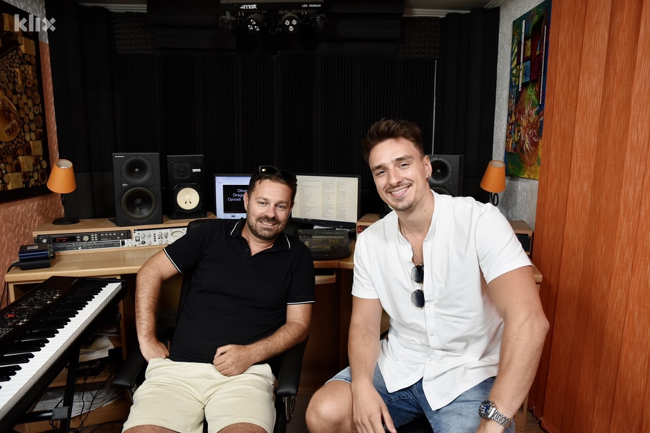 Amil Lojo i Adi Šoše u studiju (Foto: T. S./Klix.ba)