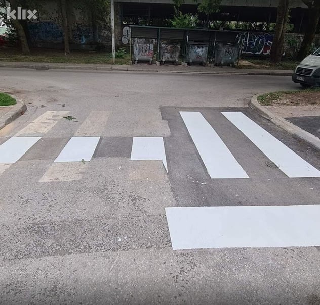 Pješački prijelaz kod Osnovne muzičke i baletske škole