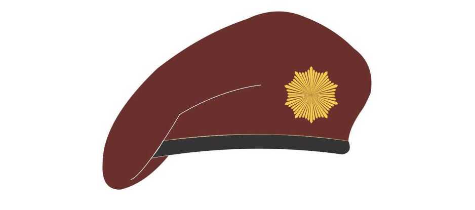 Beretke bordo boje su na uniformama za specijalne policijske jedinice i jednice za specijalističku podršku, kao i za jedinice drugog naziva koje obavljaju poslove iste vrste (radne i taktičke uniforme)