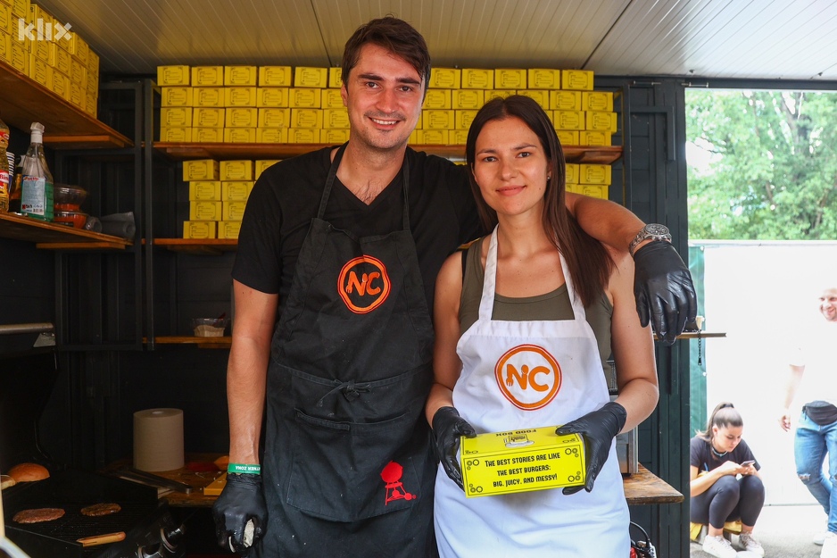 Neno Svjetlanović i Marija Marzalin na Sarajevo Street Food Marketu (Foto: I. L./Klix.ba)