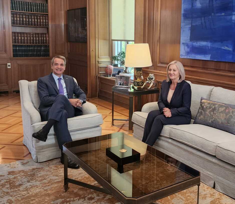 Krišto i Mitsotakis (Foto: Vijeće ministara BiH)