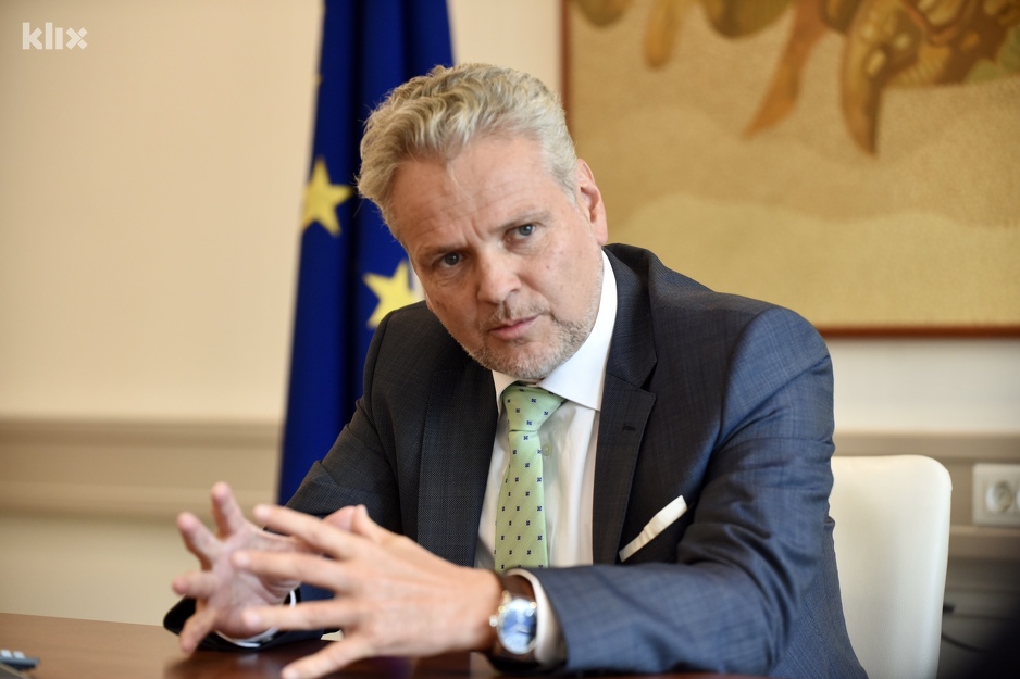 Šef Delegacije EU u BiH Johann Sattler (Foto: D. S./Klix.ba)