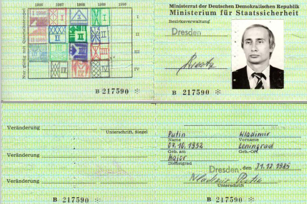 Putinova KGB propusnica