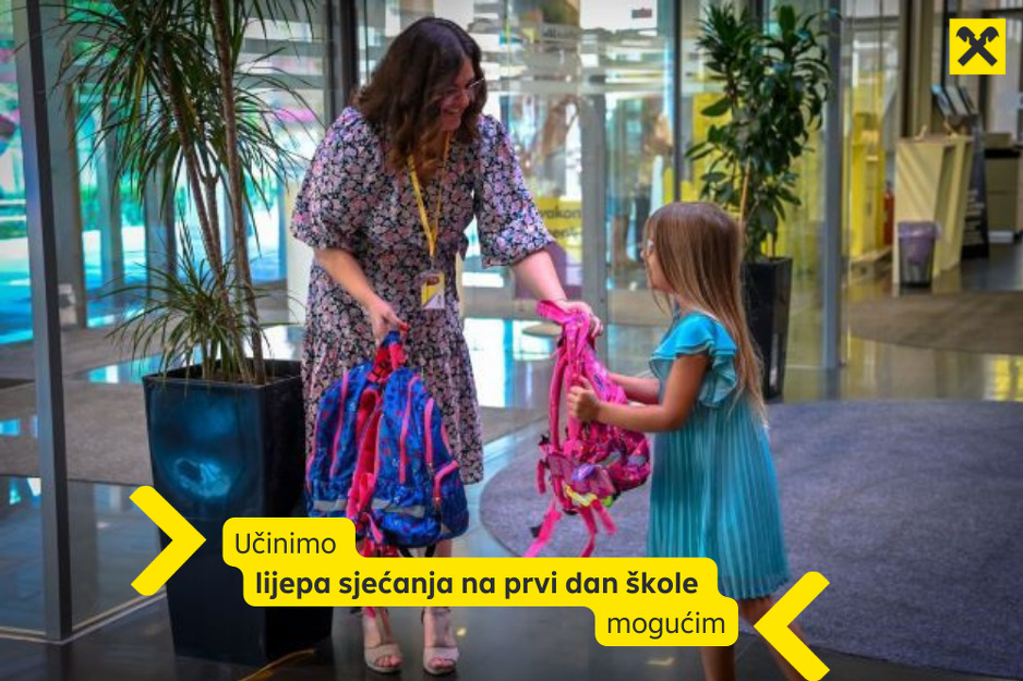 Raiffeisen je obradovao prvačiće svojih zaposlenika
