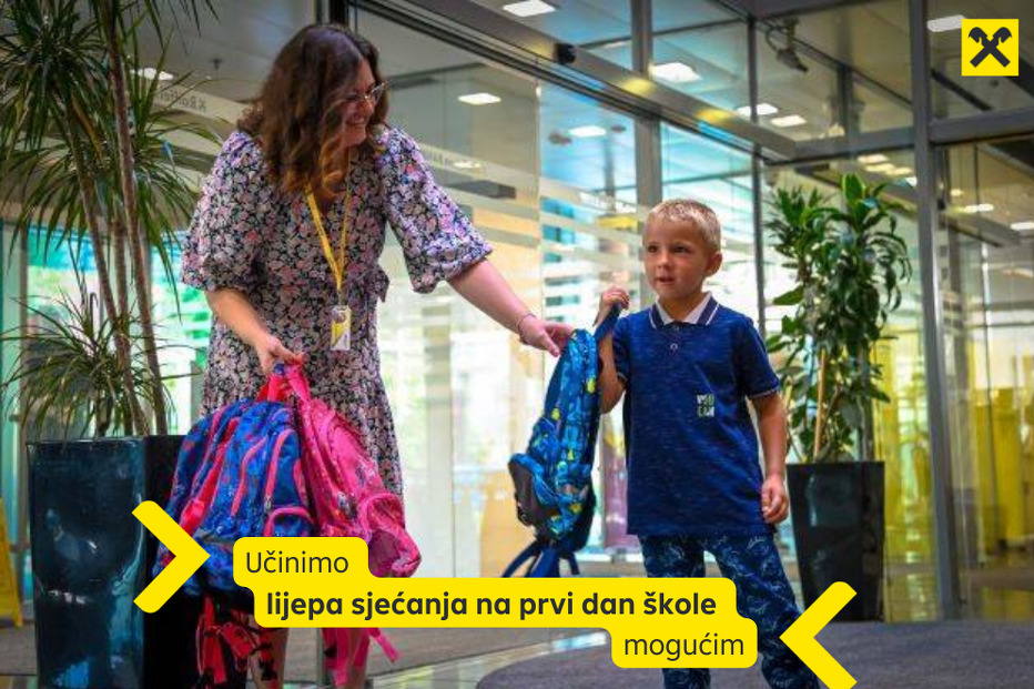 Raiffeisen je obradovao prvačiće svojih zaposlenika