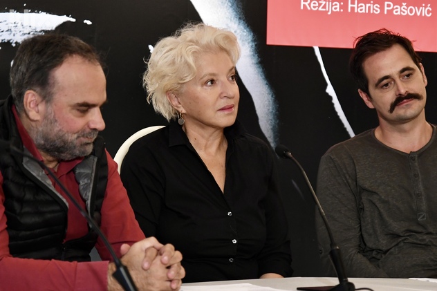 Ekipa predstave "Marlene Dietrich - pet tačaka optužnice" (Foto: D. S./Klix.ba)