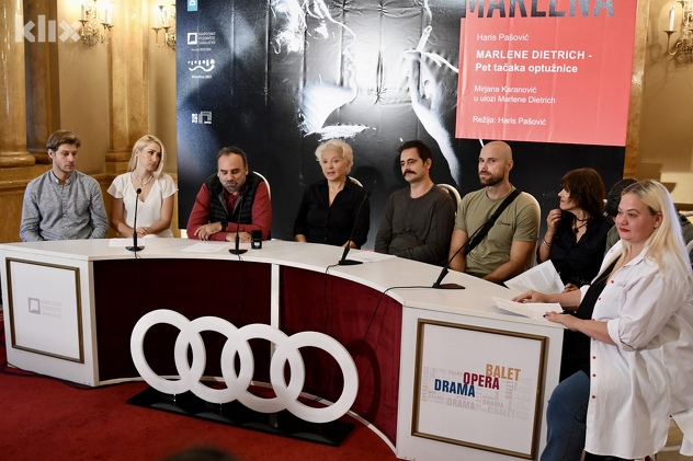 Ekipa predstave "Marlene Dietrich - pet tačaka optužnice" (Foto: D. S./Klix.ba)