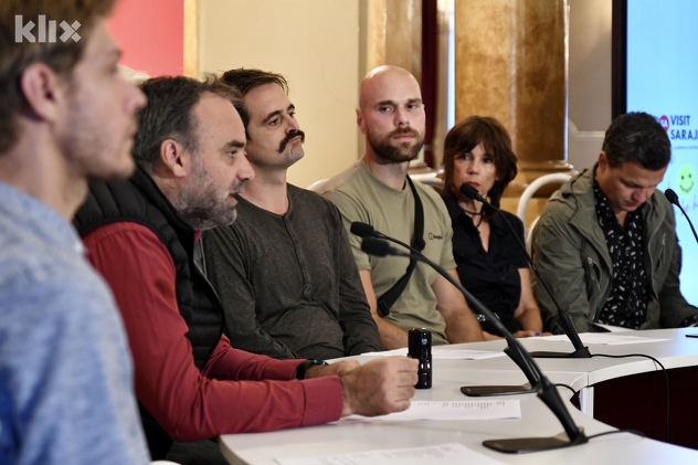 Ekipa predstave "Marlene Dietrich - pet tačaka optužnice" (Foto: D. S./Klix.ba)