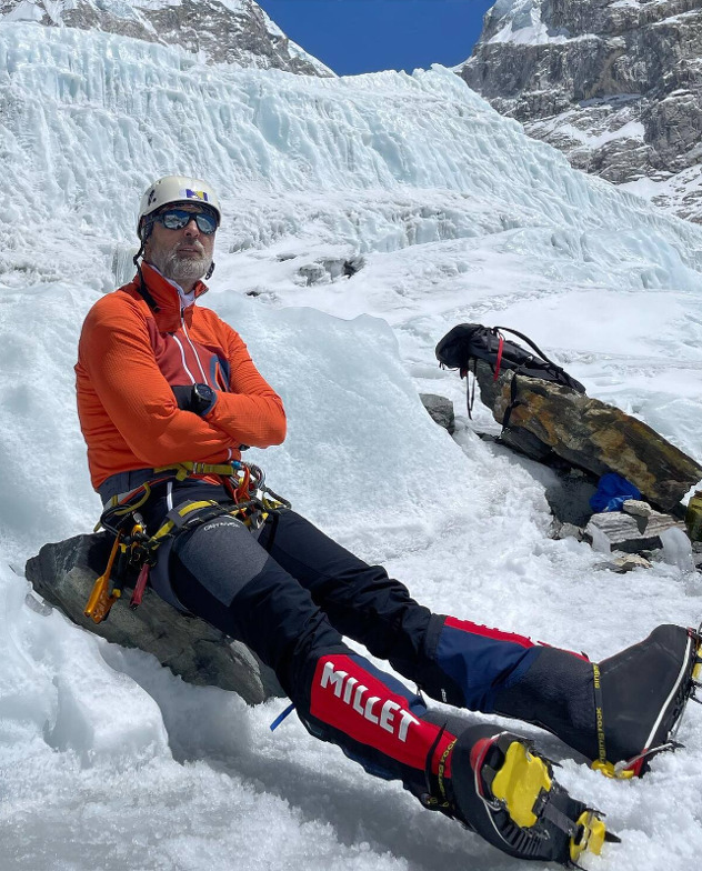 Tomo Cvitanušić tokom uspona na Mount Everest