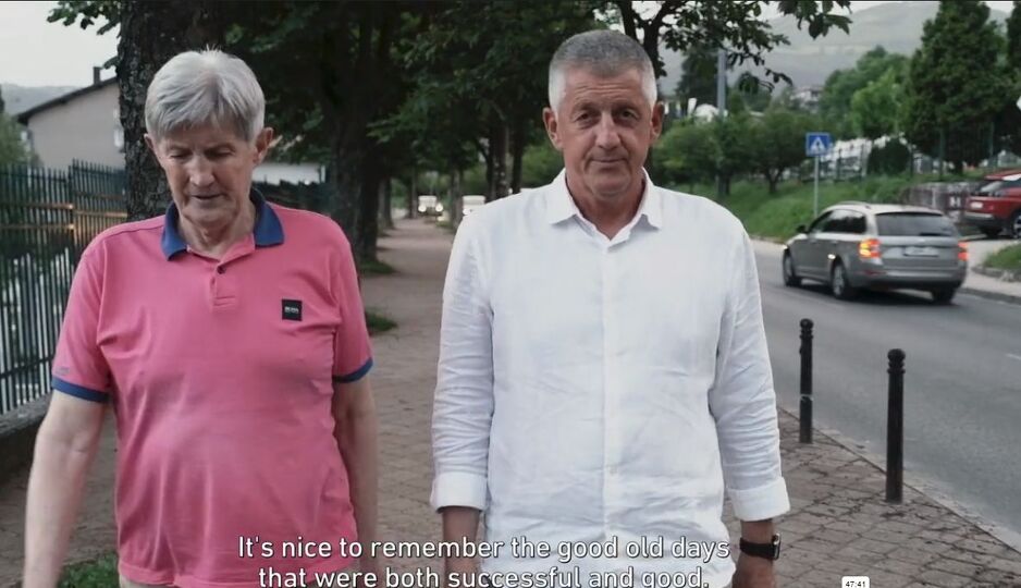 Vahidin i Husref Musemić, scena iz filma
