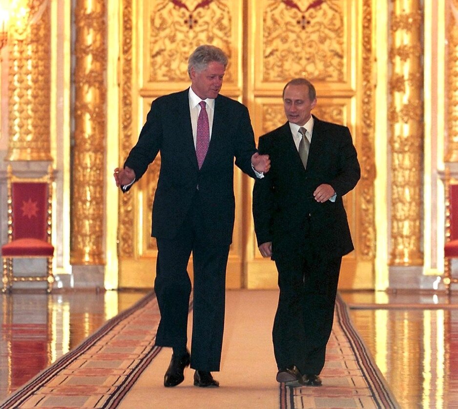 Putin je imao bliske veze s američkim predsjednikom Billom Clintonom (Foto: EPA-EFE)