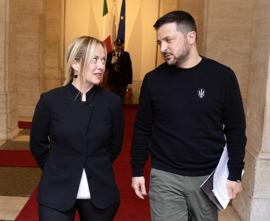 Meloni i Zelenski tokom jednog od ranijih susreta (Foto: EPA-EFE)