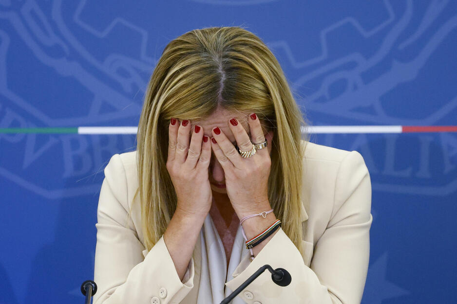 Meloni se suočava sa nizom unutrašnjih problema (Foto: EPA-EFE)