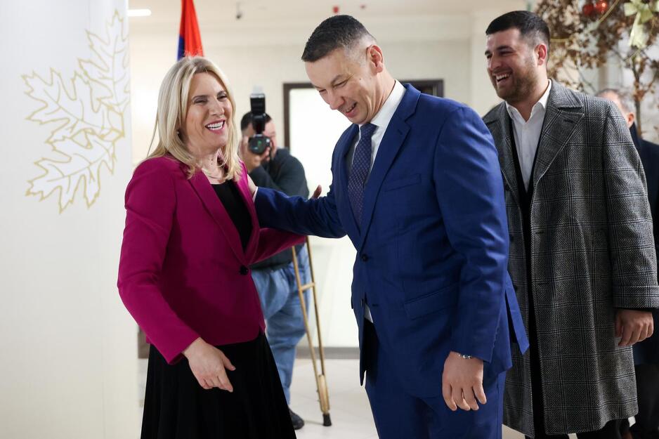 Željka Cvijanović i Nenad Nešić (Foto: Pixsell/Armin Durgut)