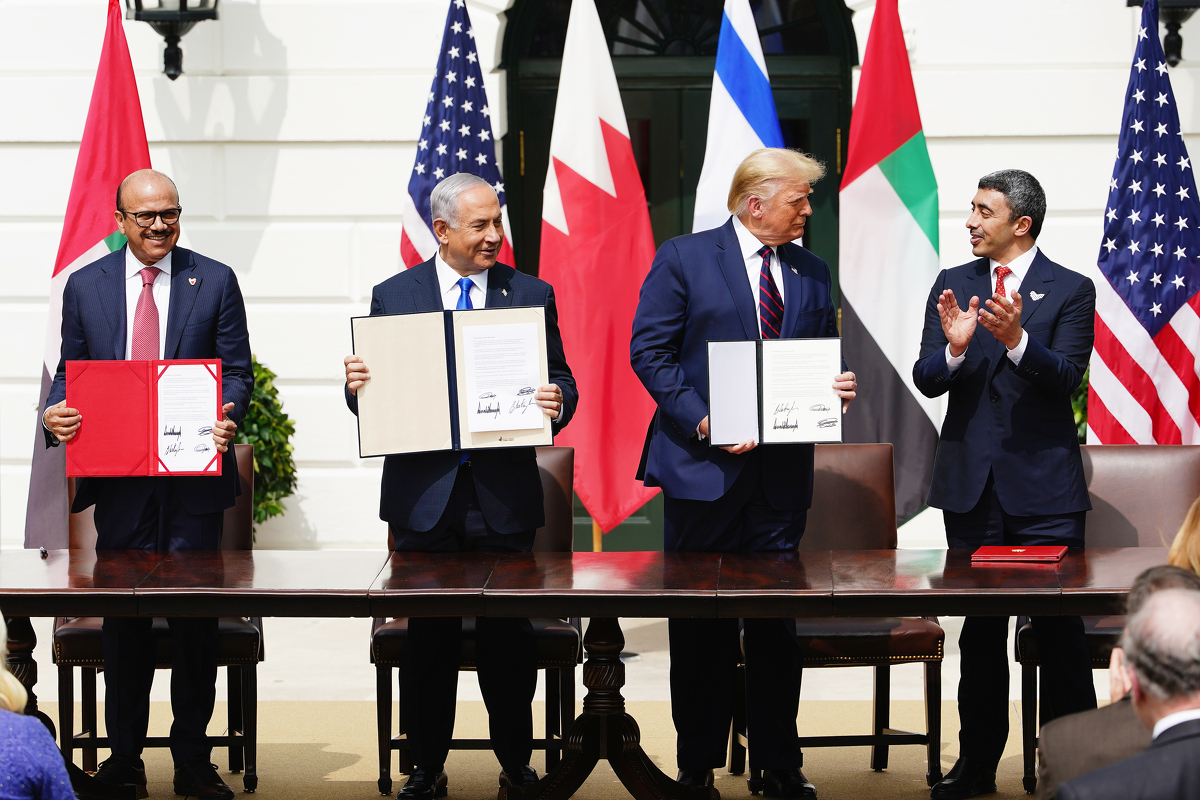 Ceremonija potpisivanja Abrahamskih sporazuma 2020. godine (Foto: EPA-EFE)