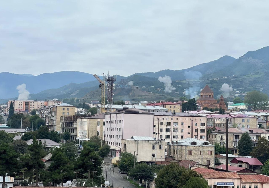 Granatiranje de facto glavnog grada Karabaha