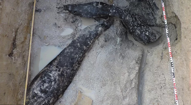 Ostaci otkrivene strukture (Foto: Larry Barham / BBC.com)