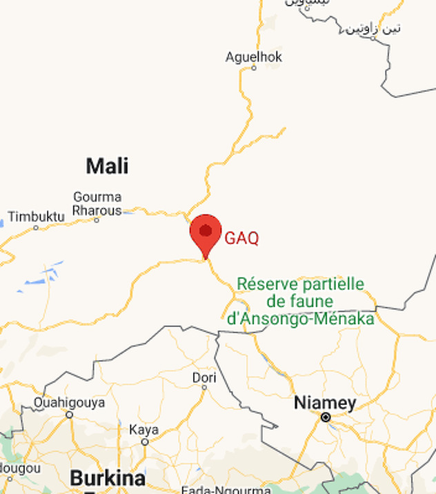 Lokacija pada aviona