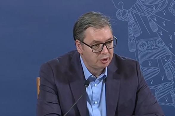 Vučić je rekao kako je ovo jedan od najtežih dana za Srbiju (Screenshot: N1)