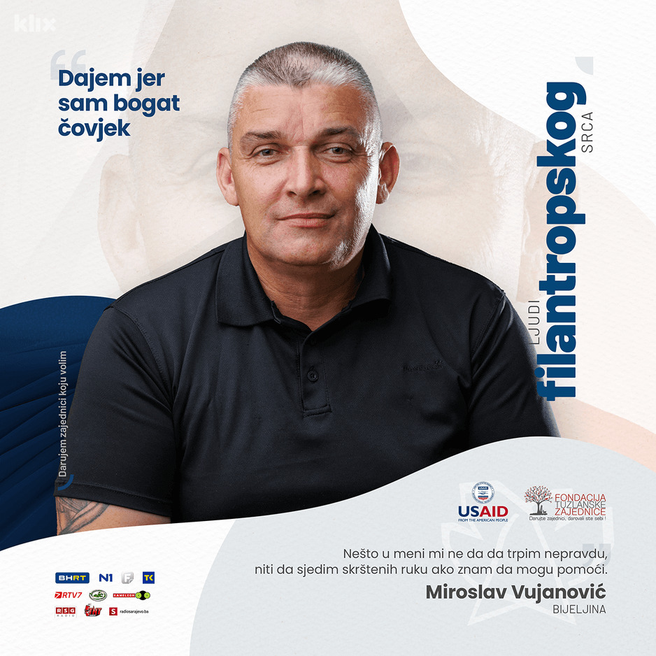 Miroslav Vujanović je humanošću mnogima uljepšao život, a ranježit će ...