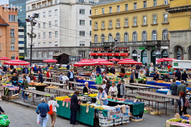 Dolac - najveća, najpoznatija i najvažnija tržnica u Zagrebu