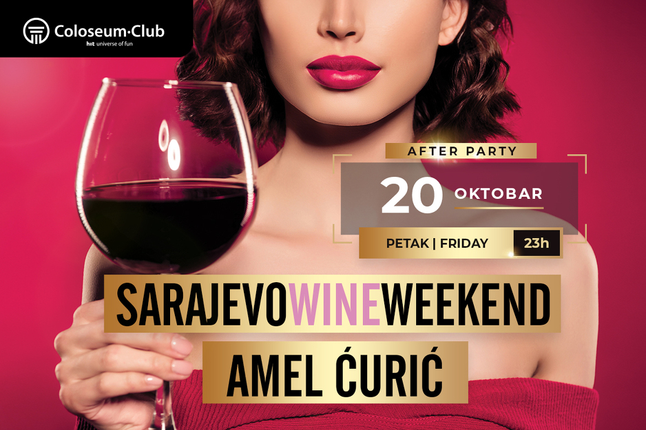 Sarajevo Wine Weekend i Amel Ćurić upotpuniti će petak, 20. oktobar