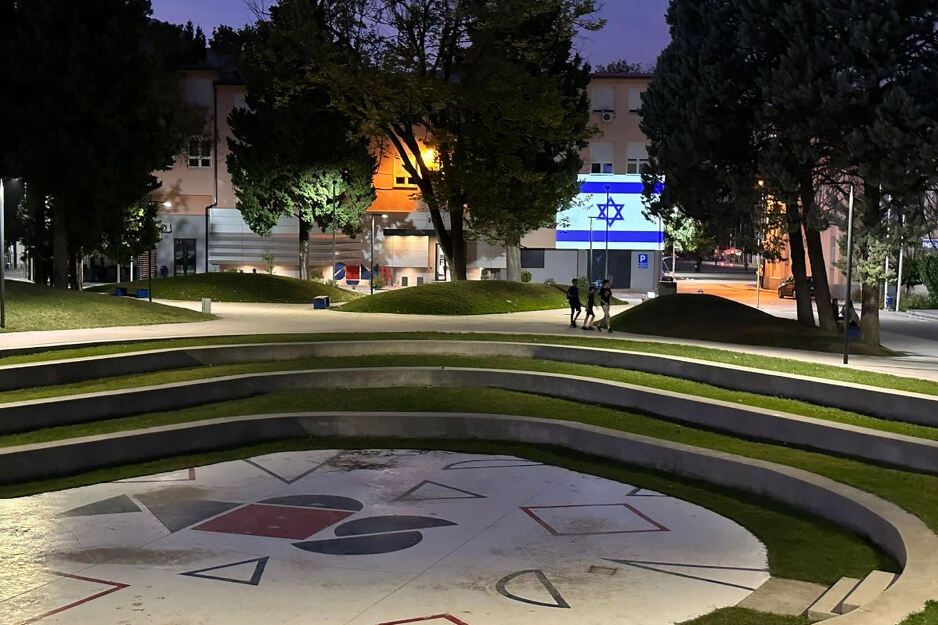 Zastava Izraela u Mostaru