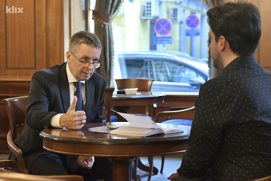 Tokom razgovora komentirao je i političku situaciju u Slovačkoj (Foto: I. Š./Klix.ba)