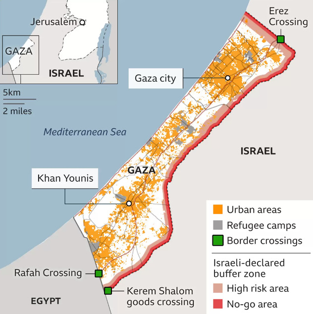 Mapa pojasa Gaze