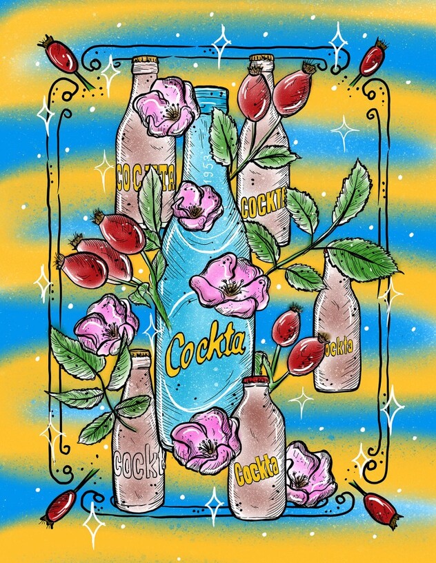 Ilustracija umjetnice Marine Mesar - Oko