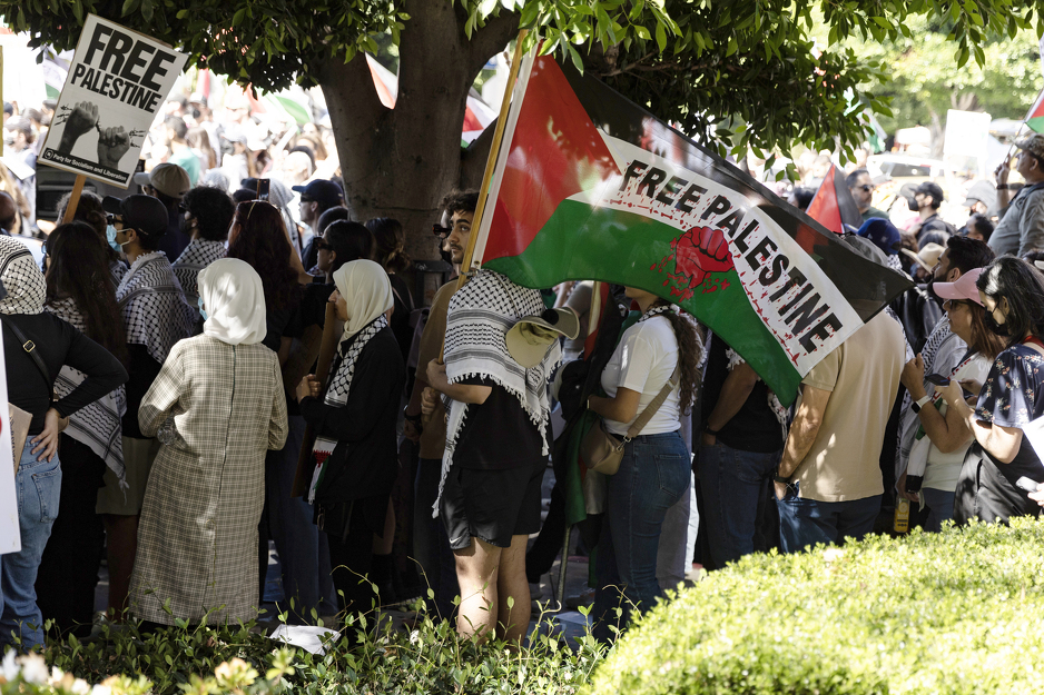 Propalestinske demonstracije u Los Angelesu