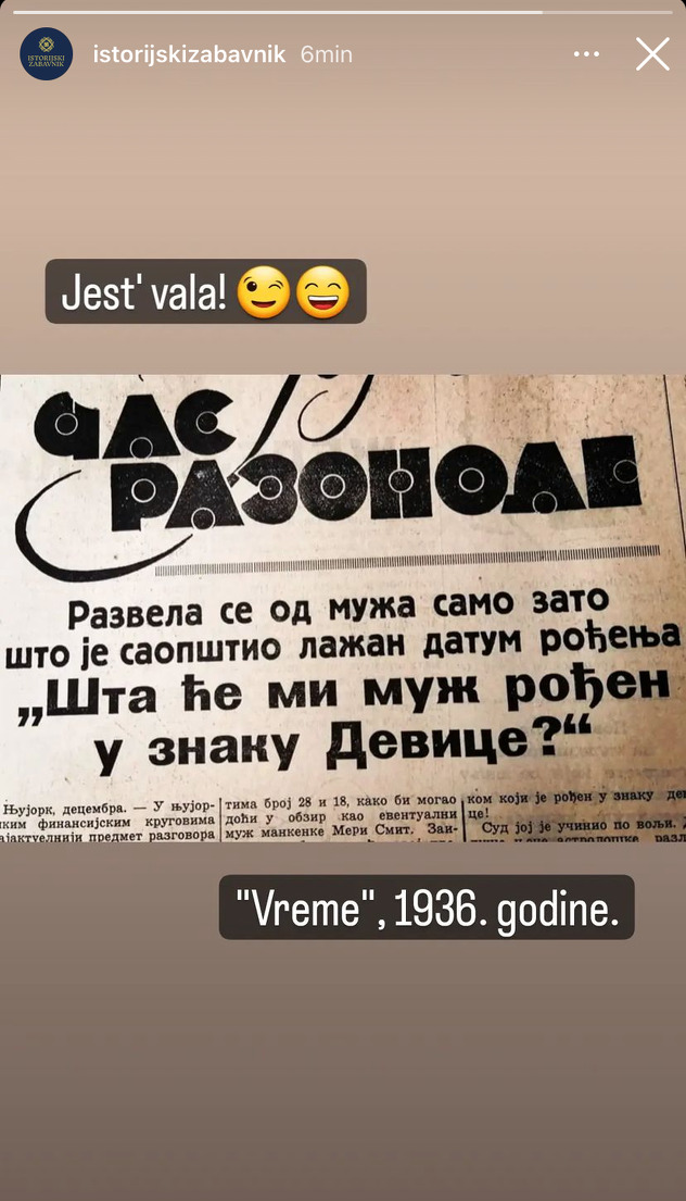 Screenshot/Istorijski zabavnik