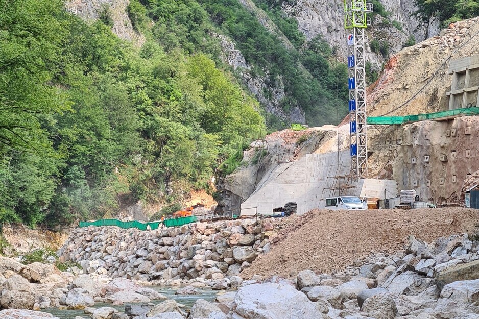 Izgradnja HE Ulog (Foto: Fondacija Atelje za društvene promjene)
