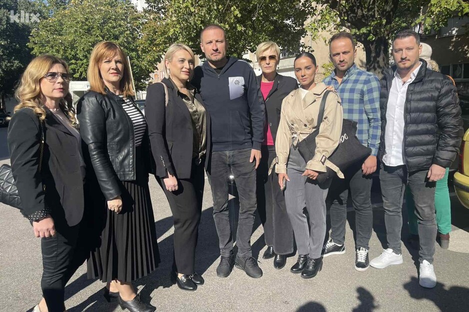 Predstavnici sindikalnih organizacija iz zdravstvenog sektora u HNK (Foto: G. Š./Klix.ba)