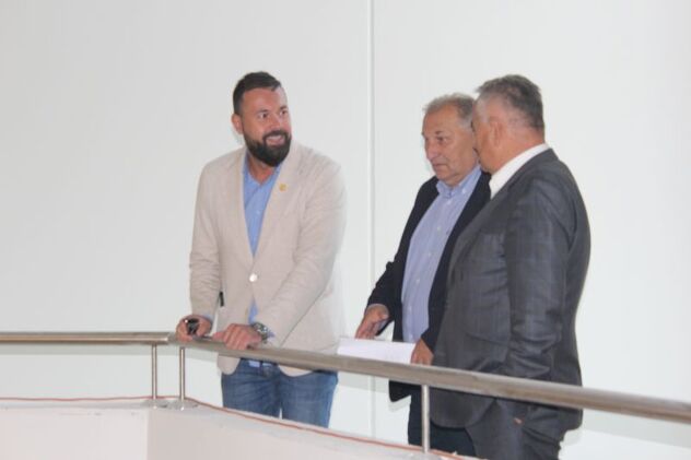 Kenan Magoda posjetio je gradilište Poslovno-sportskog centra Trnovo