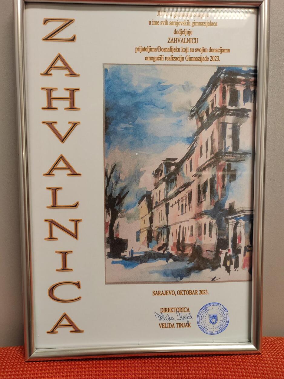 Bosnalijek uz ovogodišnju Gimnazijadu