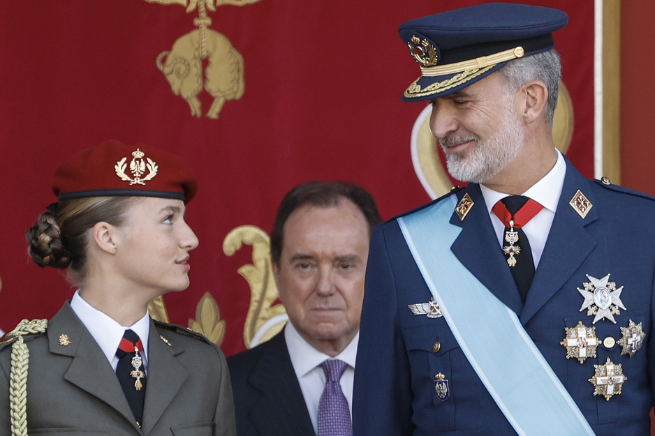 Princeza Leonora i kralj Felipe VI (Foto: EPA-EFE)