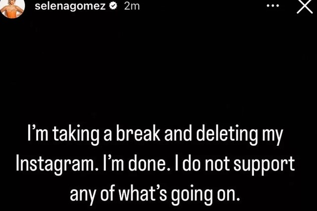 Screenshot: Instagram/selenagomez