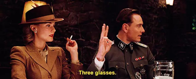 Scena iz filma Inglourious Basterds
