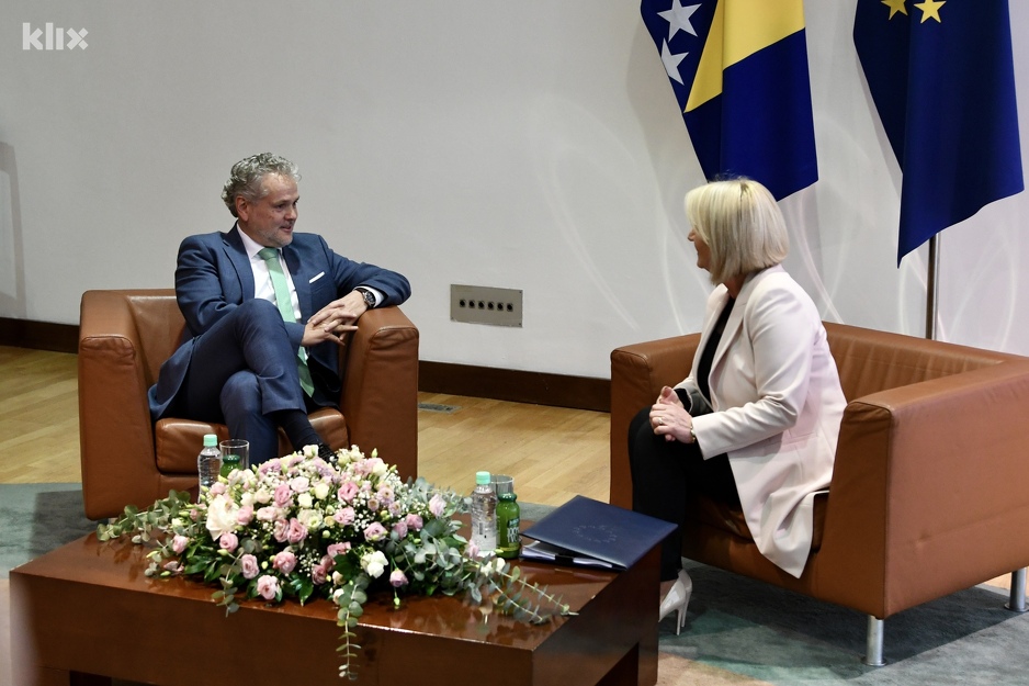 Johann Sattler i Borjana Krišto (Foto: D. S./Klix.ba)
