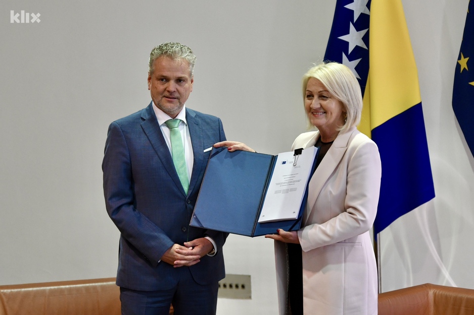 Johann Sattler i Borjana Krišto (Foto: D. S./Klix.ba)