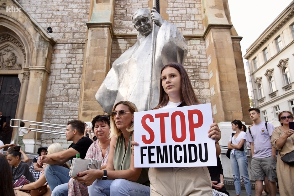 Protesti protiv nasilja nad ženama (Foto: T. S./Klix.ba)