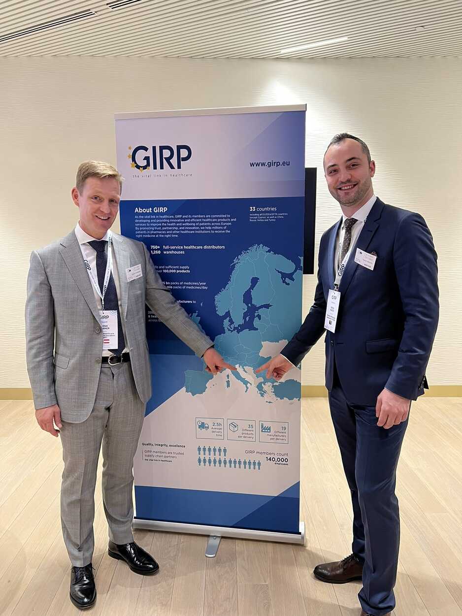 Bernd Grabner, predsjednik GIRP-a i Faruk Hadžić, predsjednik UVLMS BIH