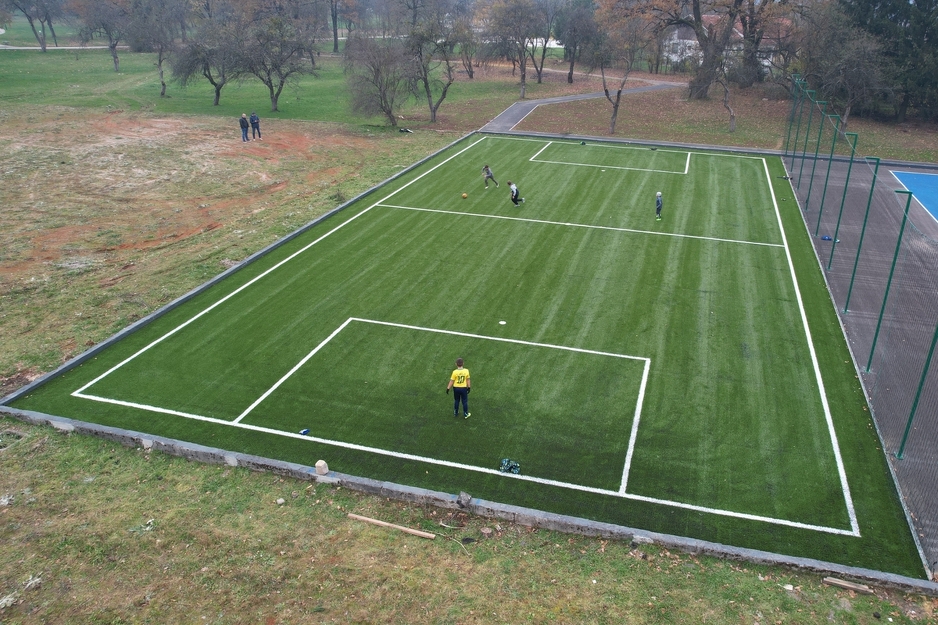Izgradnja sportskih terena dio revitalizacije Stojčevca (Foto: Općina Ilidža)