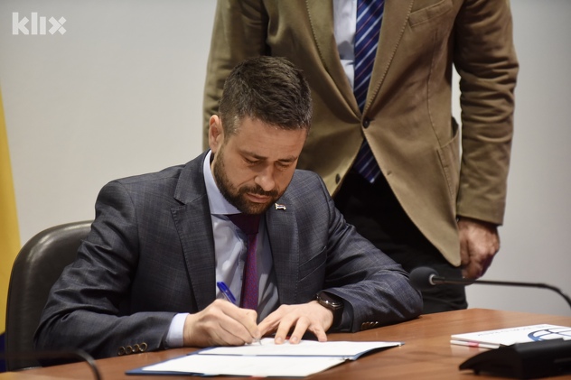 Srđan Amidžić, ministar finansija i trezora BiH (Foto: T. S./Klix.ba)