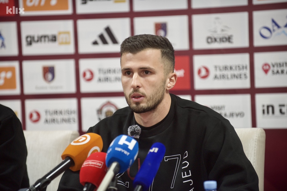 Hamza Čataković najavio utakmicu s Tuzlom (Foto: T. S./Klix.ba)