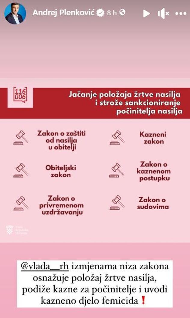 Facebook screenshot/ Zvanični profil premijera Hrvatske Andreja Plenkovića