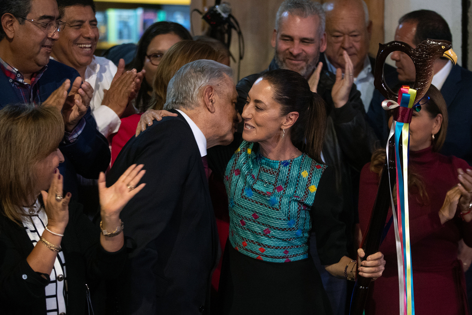 Claudia Sheinbaum i Andrés Manuel López Obrador (Foto: EPA-EFE)