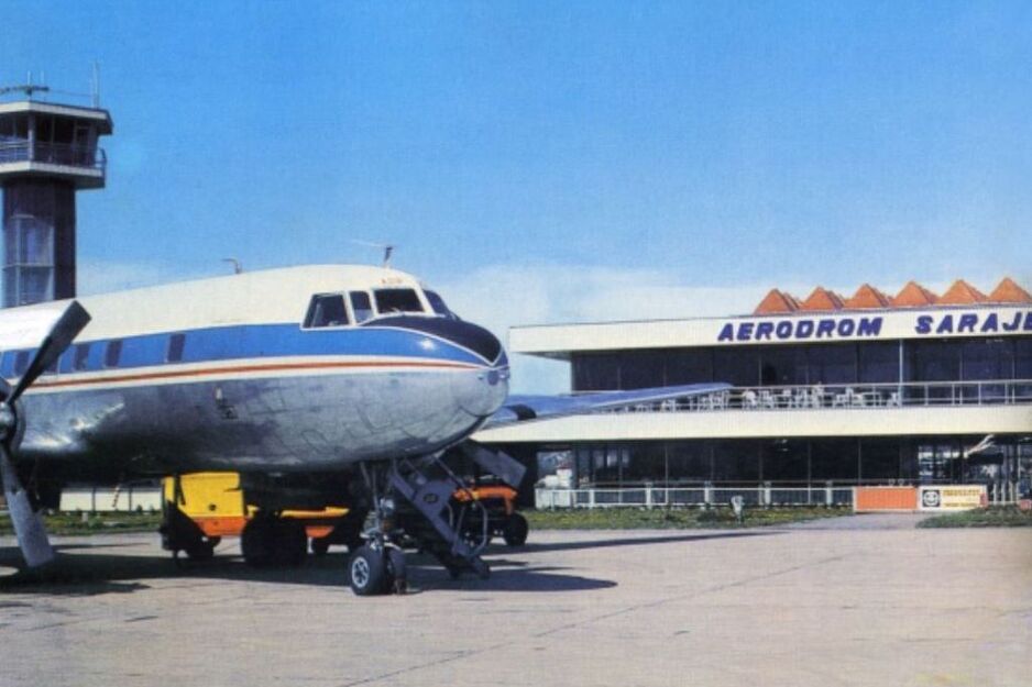 Aerodrom nakon rekonstrukcije 1969. (Foto: Međunarodni aerodrom Sarajevo)