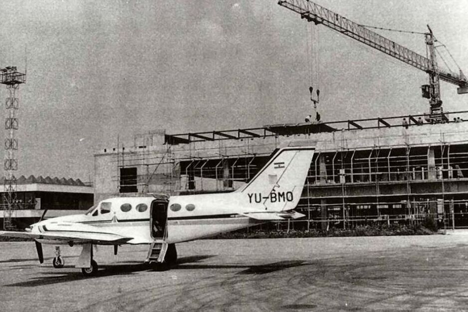 Rekonstrukcija aerodroma prije Zimskih olimpijskih igara 1984. (Foto: Međunarodni aerodrom Sarajevo)
